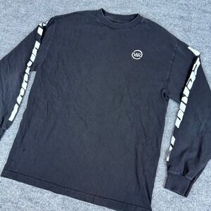 Y&R Young and Reckless Long Sleeve Graphic Shirt Mens Medium Black Streetwear